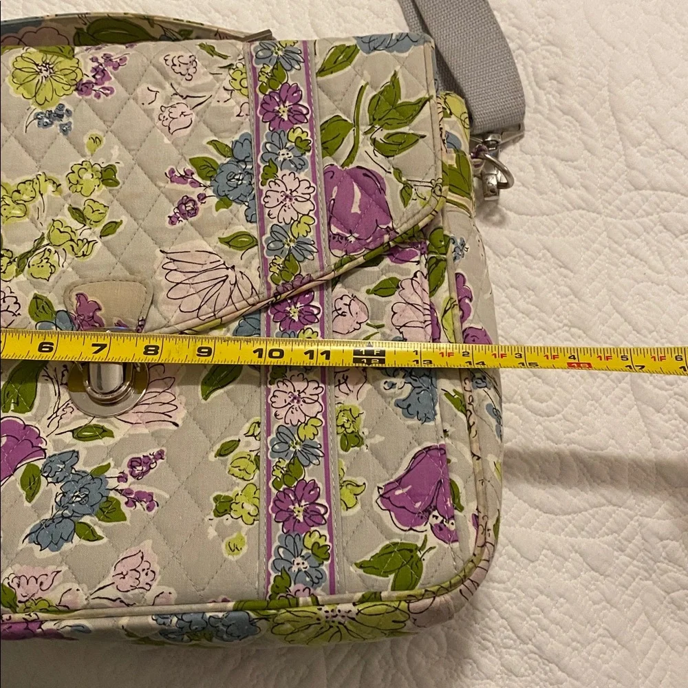 Retired Vera Bradley Watercolor messenger laptop crossbody bag